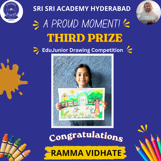 Third Prize in the EduJunior Drawing Competition