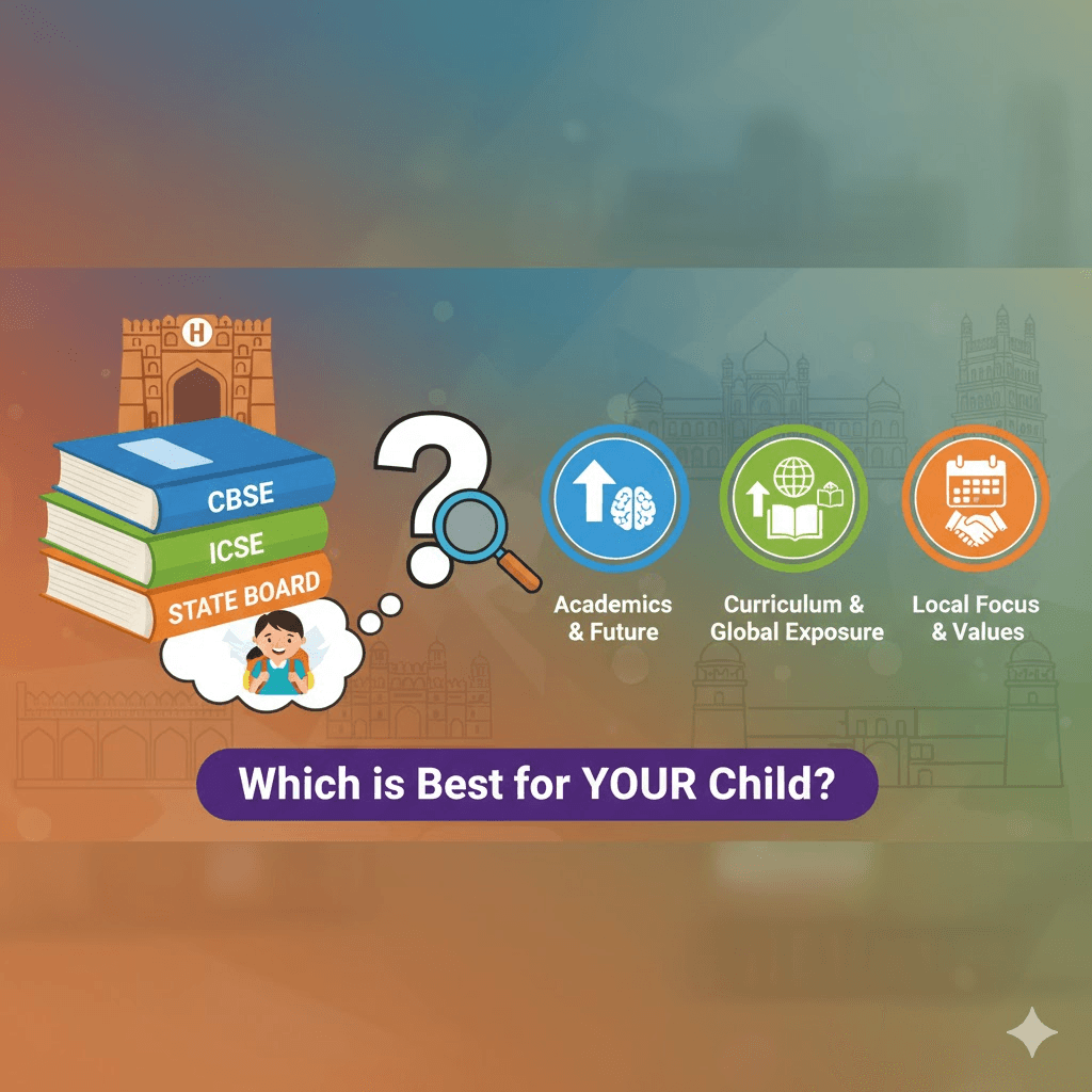 CBSE vs ICSE vs State Board in Hyderabad: Which is Best for Your Child?