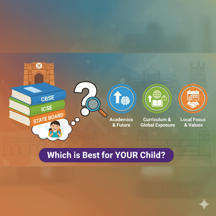 CBSE vs ICSE vs State Board in Hyderabad: Which is Best for Your Child?